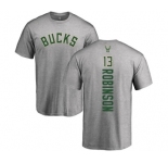 NBA Nike Milwaukee Bucks #13 Glenn Robinson Ash Backer T-Shirt