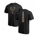 NBA Nike Milwaukee Bucks #9 Donte DiVincenzo Black One Color Backer T-Shirt