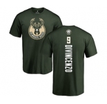 NBA Nike Milwaukee Bucks #9 Donte DiVincenzo Green Backer T-Shirt