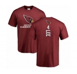 Football Arizona Cardinals #4 Andy Lee Maroon Backer T-Shirt