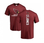 Football Arizona Cardinals #55 Chandler Jones Maroon Backer T-Shirt