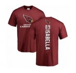 Football Arizona Cardinals #89 Andy Isabella Maroon Backer T-Shirt