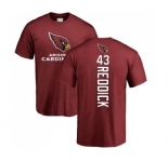 NFL Nike Arizona Cardinals #43 Haason Reddick Maroon Backer T-Shirt