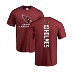 NFL Nike Arizona Cardinals #85 Gabe Holmes Maroon Backer T-Shirt