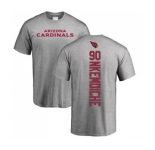 NFL Nike Arizona Cardinals #90 Robert Nkemdiche Ash Backer T-Shirt