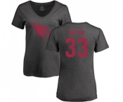 NFL Women's Nike Arizona Cardinals #33 Tre Boston Ash One Color T-Shirt