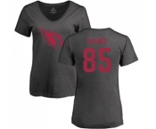 NFL Women's Nike Arizona Cardinals #85 Gabe Holmes Ash One Color T-Shirt