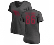 NFL Women's Nike Arizona Cardinals #86 Ricky Seals-Jones Ash One Color T-Shirt