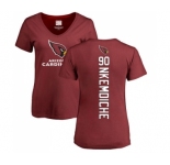 NFL Women's Nike Arizona Cardinals #90 Robert Nkemdiche Maroon Backer T-Shirt