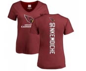 NFL Women's Nike Arizona Cardinals #90 Robert Nkemdiche Maroon Backer T-Shirt