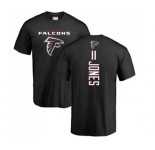 Football Atlanta Falcons #11 Julio Jones Black Backer T-Shirt