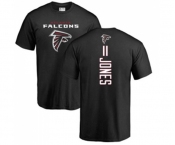 Football Atlanta Falcons #11 Julio Jones Black Backer T-Shirt