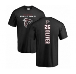Football Atlanta Falcons #26 Isaiah Oliver Black Backer T-Shirt