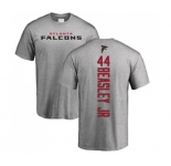 Football Atlanta Falcons #44 Vic Beasley Ash Backer T-Shirt
