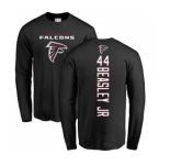 Football Atlanta Falcons #44 Vic Beasley Black Backer Long Sleeve T-Shirt