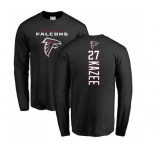NFL Nike Atlanta Falcons #27 Damontae Kazee Black Backer Long Sleeve T-Shirt