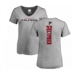 Football Women's Atlanta Falcons #32 Johnathan Cyprien Ash Backer T-Shirt