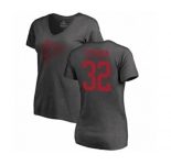 Football Women's Atlanta Falcons #32 Johnathan Cyprien Ash One Color T-Shirt