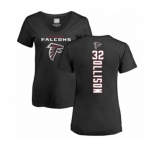Football Women's Atlanta Falcons #32 Qadree Ollison Black Backer T-Shirt
