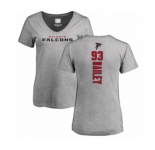 Football Women's Atlanta Falcons #93 Allen Bailey Ash Backer T-Shirt
