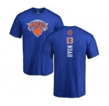 NBA Nike New York Knicks #13 Joakim Noah Royal Blue Backer T-Shirt