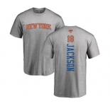 NBA Nike New York Knicks #18 Phil Jackson Ash Backer T-Shirt