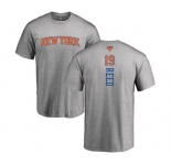 NBA Nike New York Knicks #19 Willis Reed Ash Backer T-Shirt