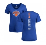 NBA Women's Nike New York Knicks #3 Tim Hardaway Jr. Royal Blue Backer T-Shirt