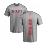 NBA Nike Houston Rockets #1 Michael Carter-Williams Ash Backer T-Shirt