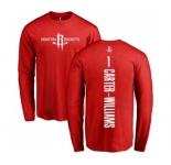 NBA Nike Houston Rockets #1 Michael Carter-Williams Red Backer Long Sleeve T-Shirt