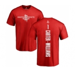 NBA Nike Houston Rockets #1 Michael Carter-Williams Red Backer T-Shirt