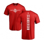 NBA Nike Houston Rockets #33 Ryan Anderson Red Backer T-Shirt