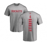NBA Nike Houston Rockets #4 Charles Barkley Ash Backer T-Shirt