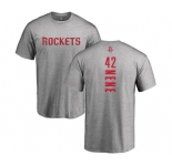 NBA Nike Houston Rockets #42 Nene Ash Backer T-Shirt