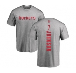 NBA Nike Houston Rockets #7 Joe Johnson Ash Backer T-Shirt