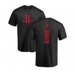 NBA Nike Houston Rockets #7 Joe Johnson Black One Color Backer T-Shirt