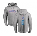 NBA Nike Oklahoma City Thunder #34 Ray Allen Ash Backer Pullover Hoodie