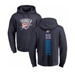 NBA Nike Oklahoma City Thunder #35 Kevin Durant Navy Blue Backer Pullover Hoodie