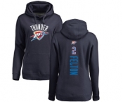NBA Women's Nike Oklahoma City Thunder #2 Raymond Felton Navy Blue Backer Pullover Hoodie