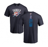 NBA Nike Oklahoma City Thunder #2 Raymond Felton Navy Blue Backer T-Shirt