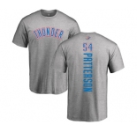 NBA Nike Oklahoma City Thunder #54 Patrick Patterson Ash Backer T-Shirt