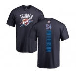NBA Nike Oklahoma City Thunder #54 Patrick Patterson Navy Blue Backer T-Shirt