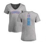 NBA Women's Nike Oklahoma City Thunder #13 Paul George Ash Backer T-Shirt