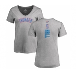 NBA Women's Nike Oklahoma City Thunder #5 Devon Hall Ash Backer T-Shirt