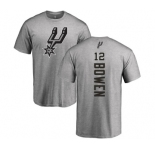 NBA Nike San Antonio Spurs #12 Bruce Bowen Ash Backer T-Shirt