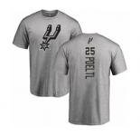 NBA Nike San Antonio Spurs #25 Jakob Poeltl Ash Backer T-Shirt