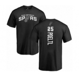 NBA Nike San Antonio Spurs #25 Jakob Poeltl Black Backer T-Shirt