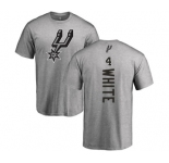 NBA Nike San Antonio Spurs #4 Derrick White Ash Backer T-Shirt