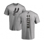 NBA Nike San Antonio Spurs #44 George Gervin Ash Backer T-Shirt