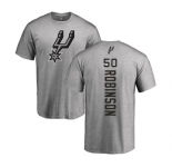 NBA Nike San Antonio Spurs #50 David Robinson Ash Backer T-Shirt